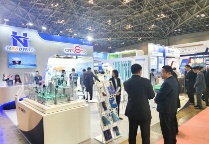 122cc太阳成官方网站亮相日本海事展 碳循环产品生态备受青睐